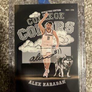 2024 Alex Karaban ONIT College Colors Auto UCONN